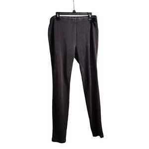 Velvet‎ Leggings Stretch Casual Pants Comfy Soft Lounge Wear Gray L